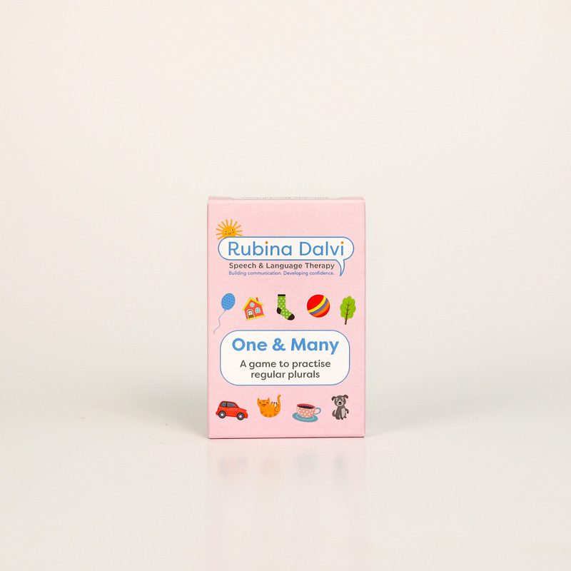 One and Many A Game to Practise Regular Plurals